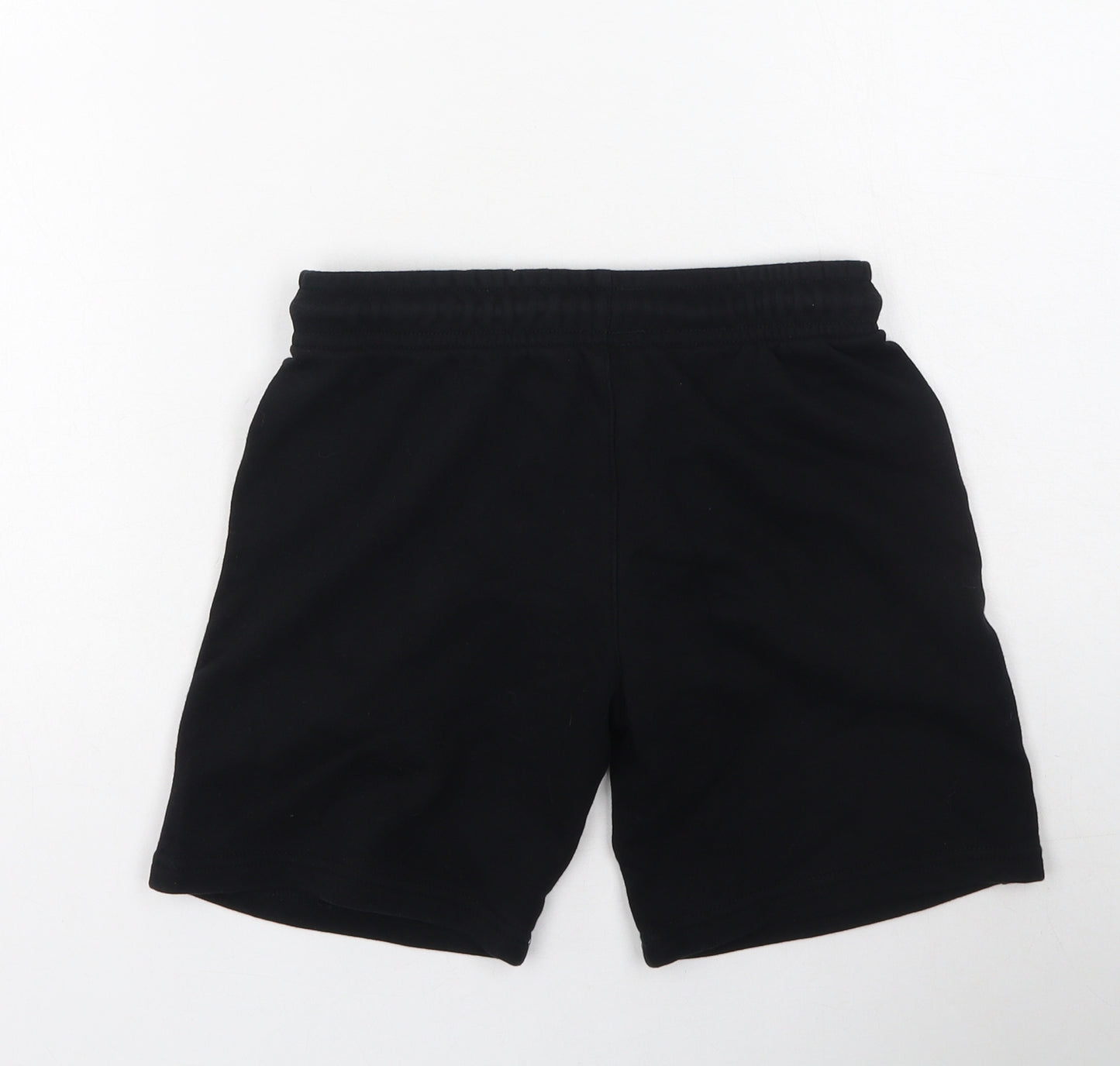 George  Boys Black  Cotton Sweat Shorts Size 8-9 Years  Regular