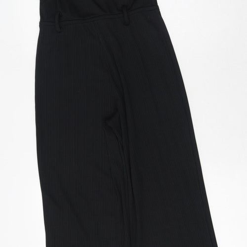 River Island Girls Black  Polyester Jumpsuit One-Piece Size 11-12 Years