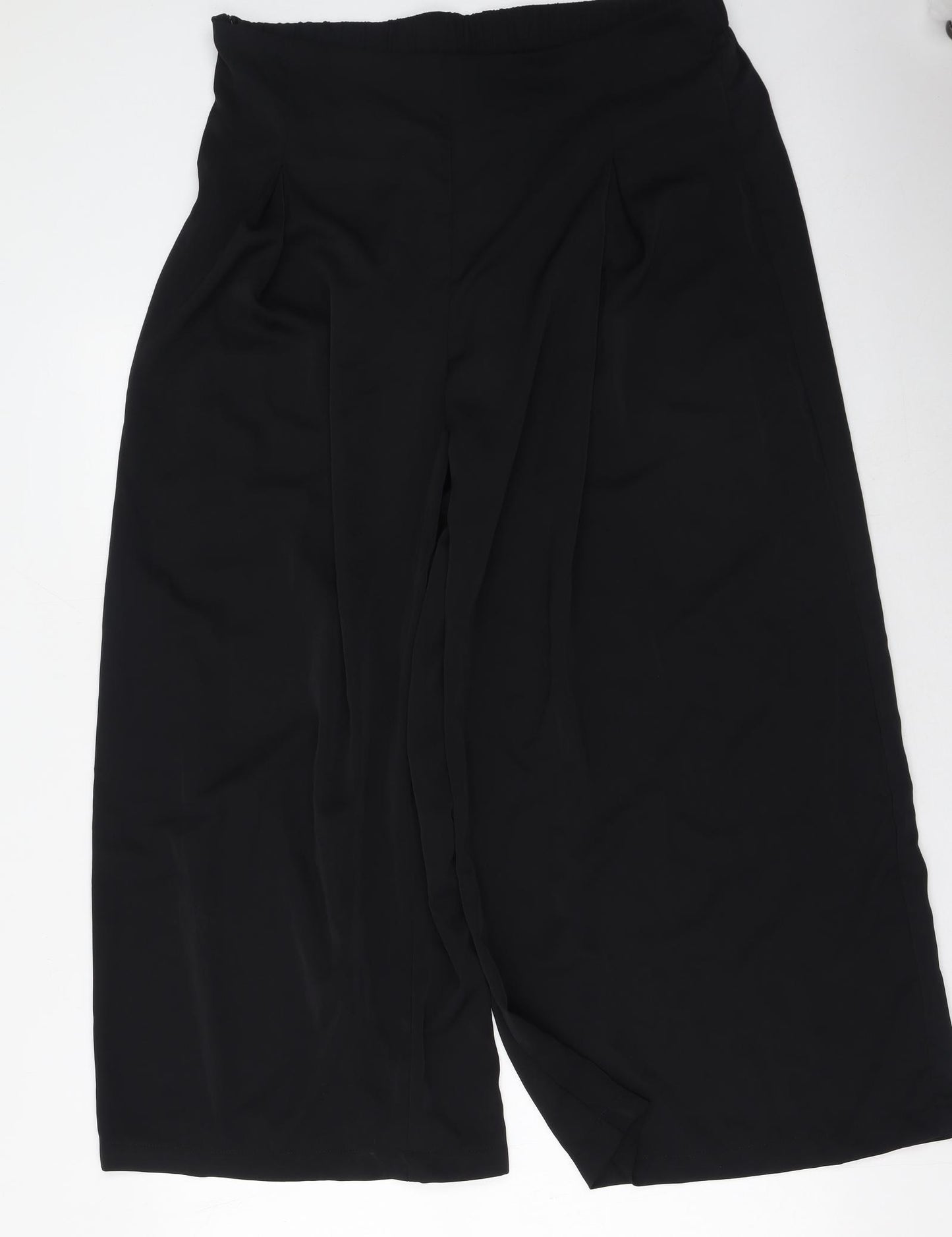 Shein  Womens Black  Polyester Trousers  Size XL L27 in Regular