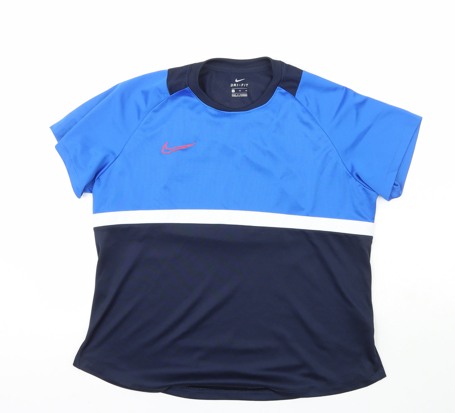 Nike Mens Multicoloured  100% Cotton Basic T-Shirt Size XL Crew Neck  - Nike