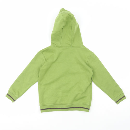 Disney Boys Green  Cotton Pullover Hoodie Size 5-6 Years   - Tiger 1968