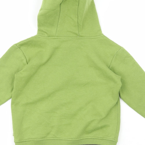 Disney Boys Green  Cotton Pullover Hoodie Size 5-6 Years   - Tiger 1968