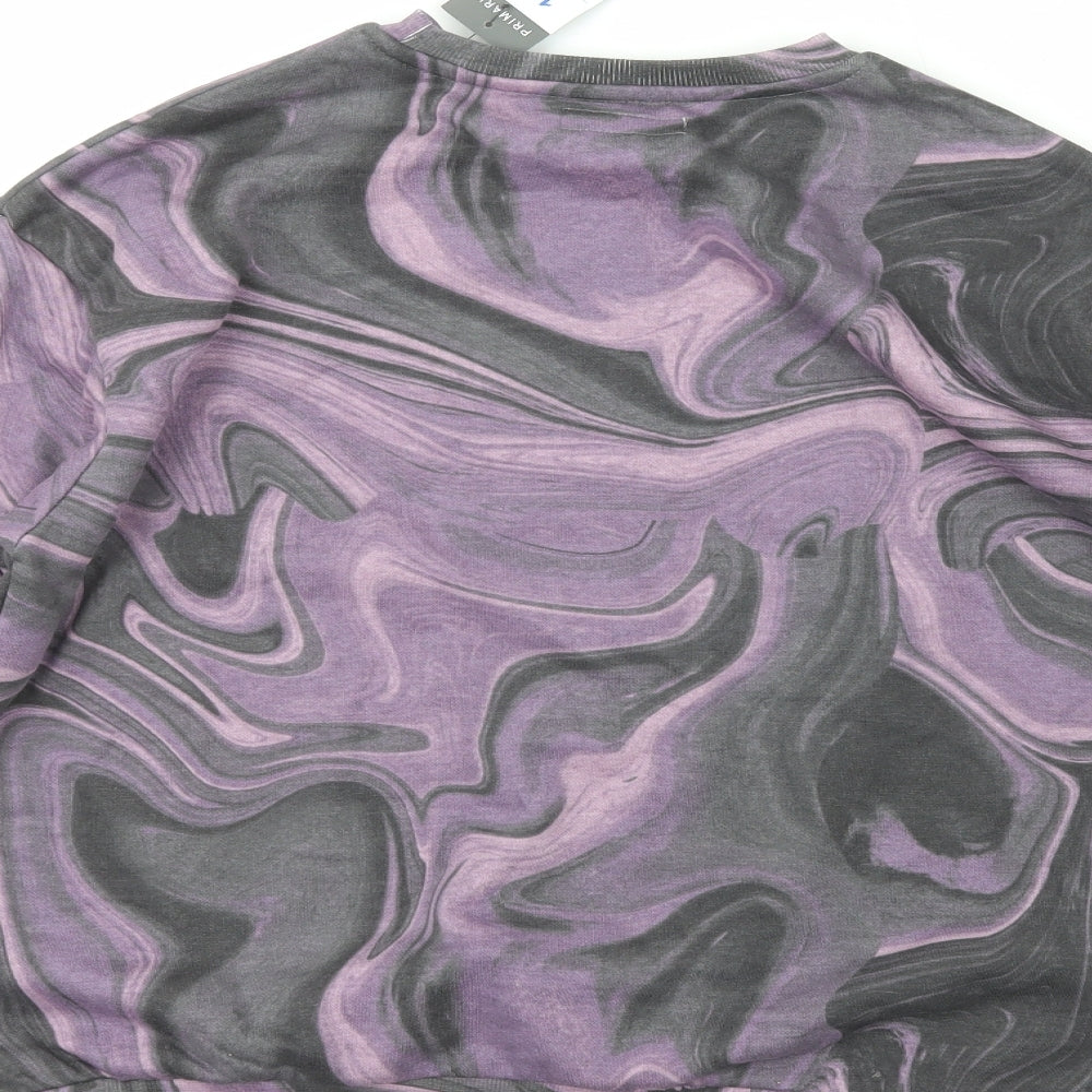 Primark Girls Multicoloured  Cotton Pullover Sweatshirt Size 12-13 Years