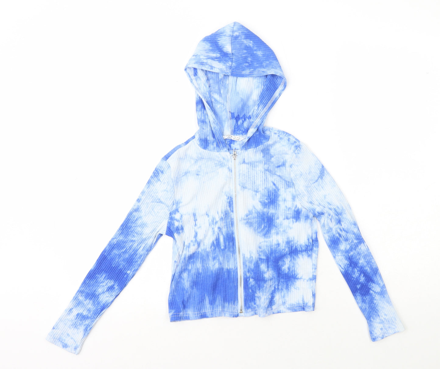Shein  Girls Blue Tie Dye  Jacket  Size 9-10 Years