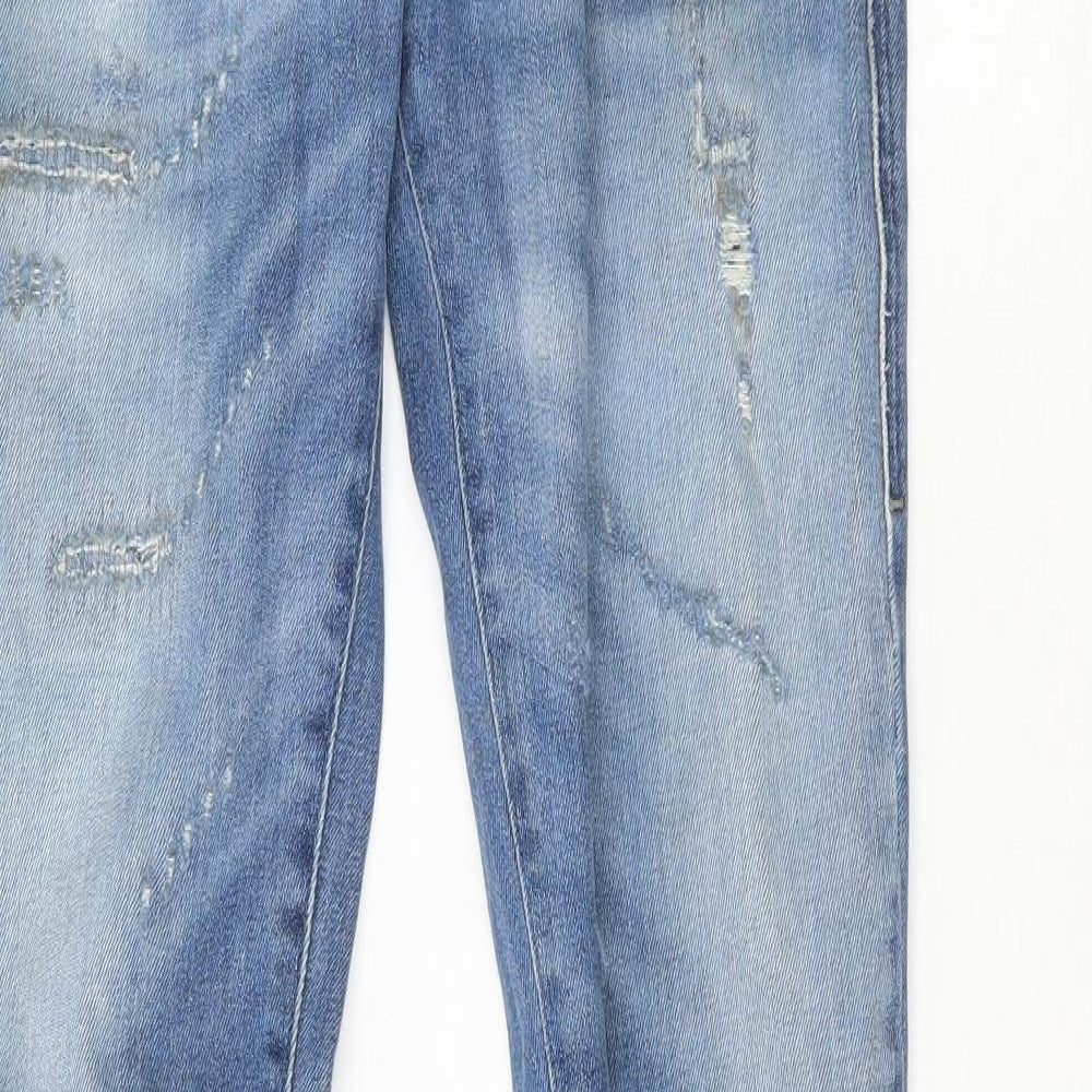 Diesel Mens Blue  Elastane Straight Jeans Size 25 in L32 in Regular