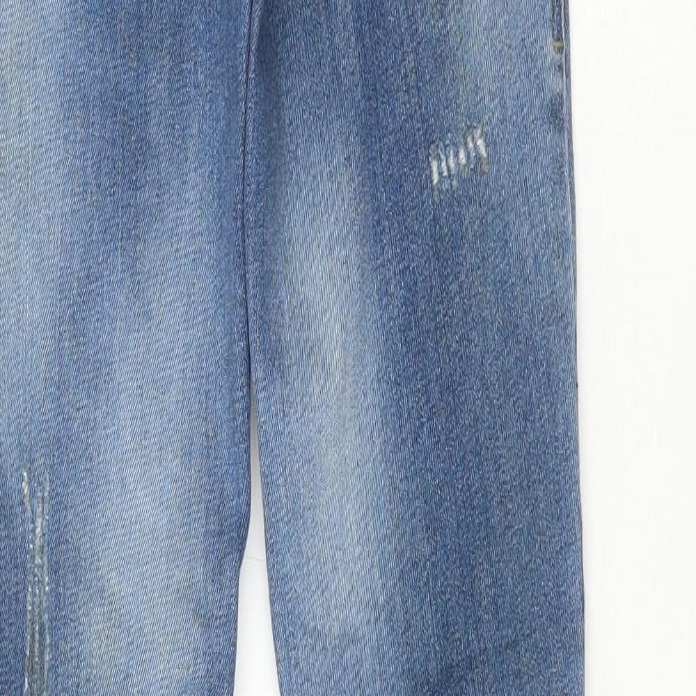 Diesel Mens Blue  Elastane Straight Jeans Size 25 in L32 in Regular