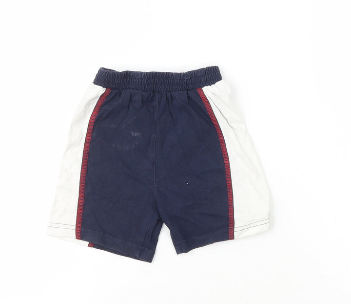 Matalan Boys Multicoloured 100% Cotton Cropped Trousers Size 9-12 Months