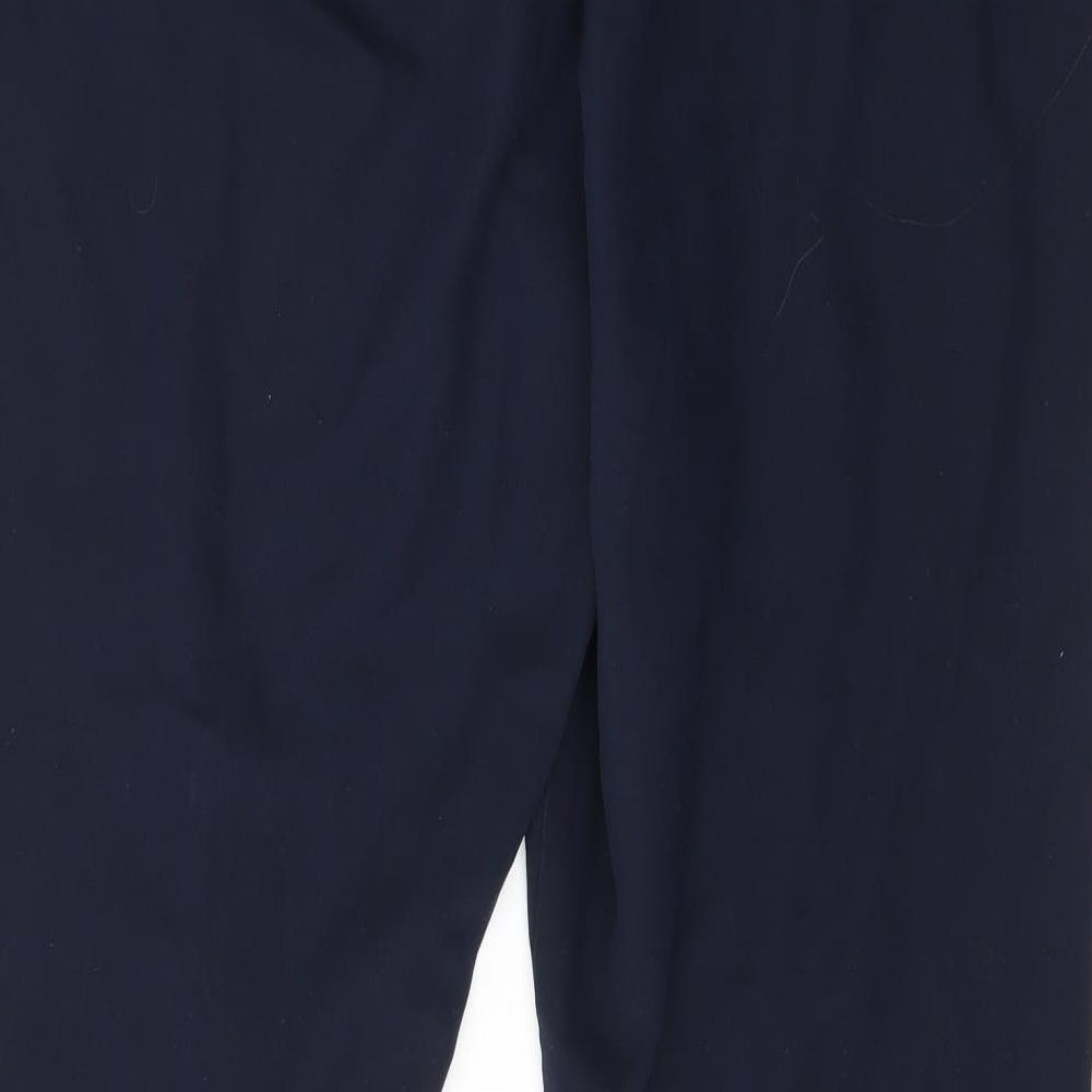 Dunnes Womens Blue  Polyester Trousers  Size 20 L29 in Regular