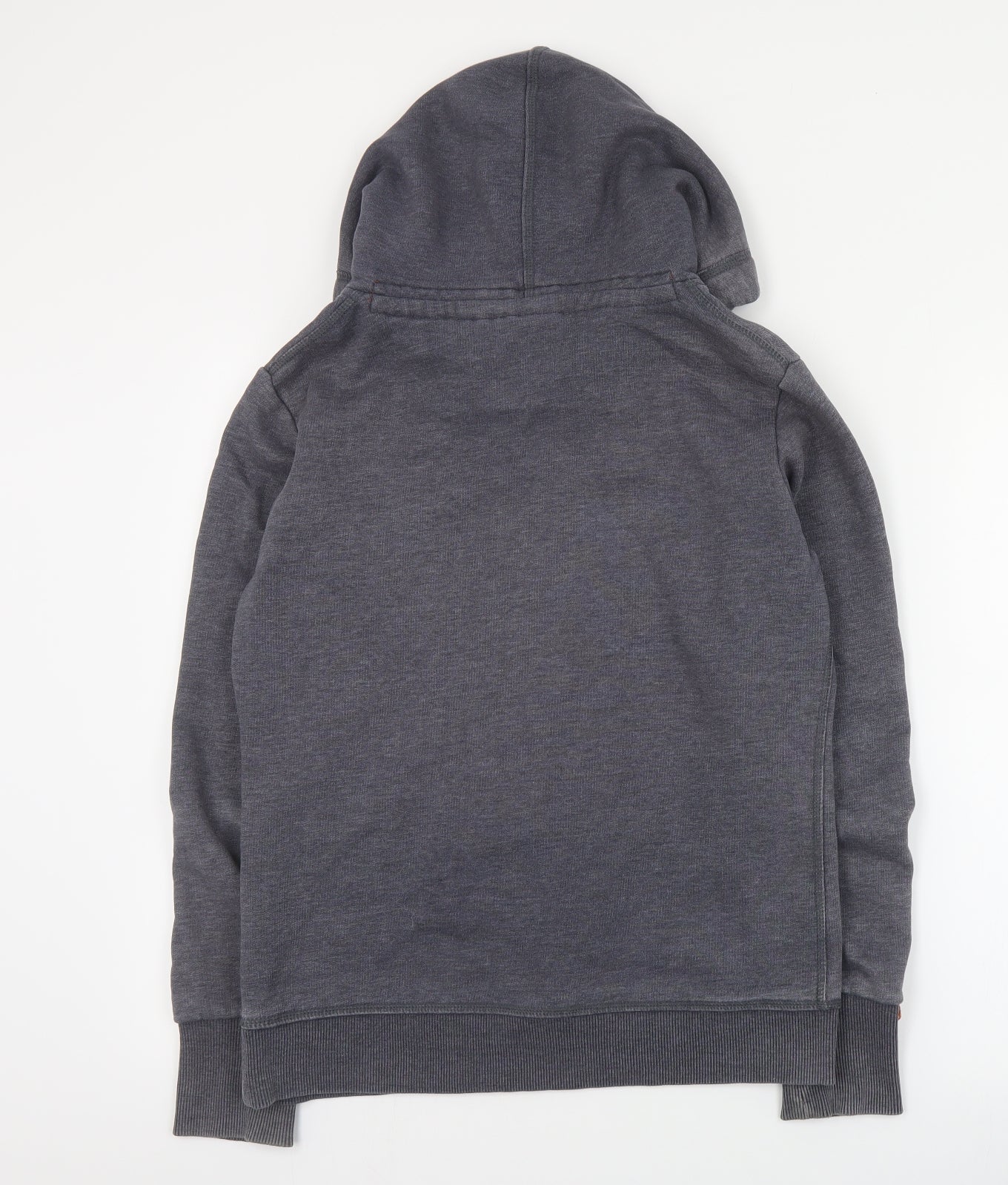 Superdry Womens Grey  Polyester Pullover Hoodie Size M  Pullover