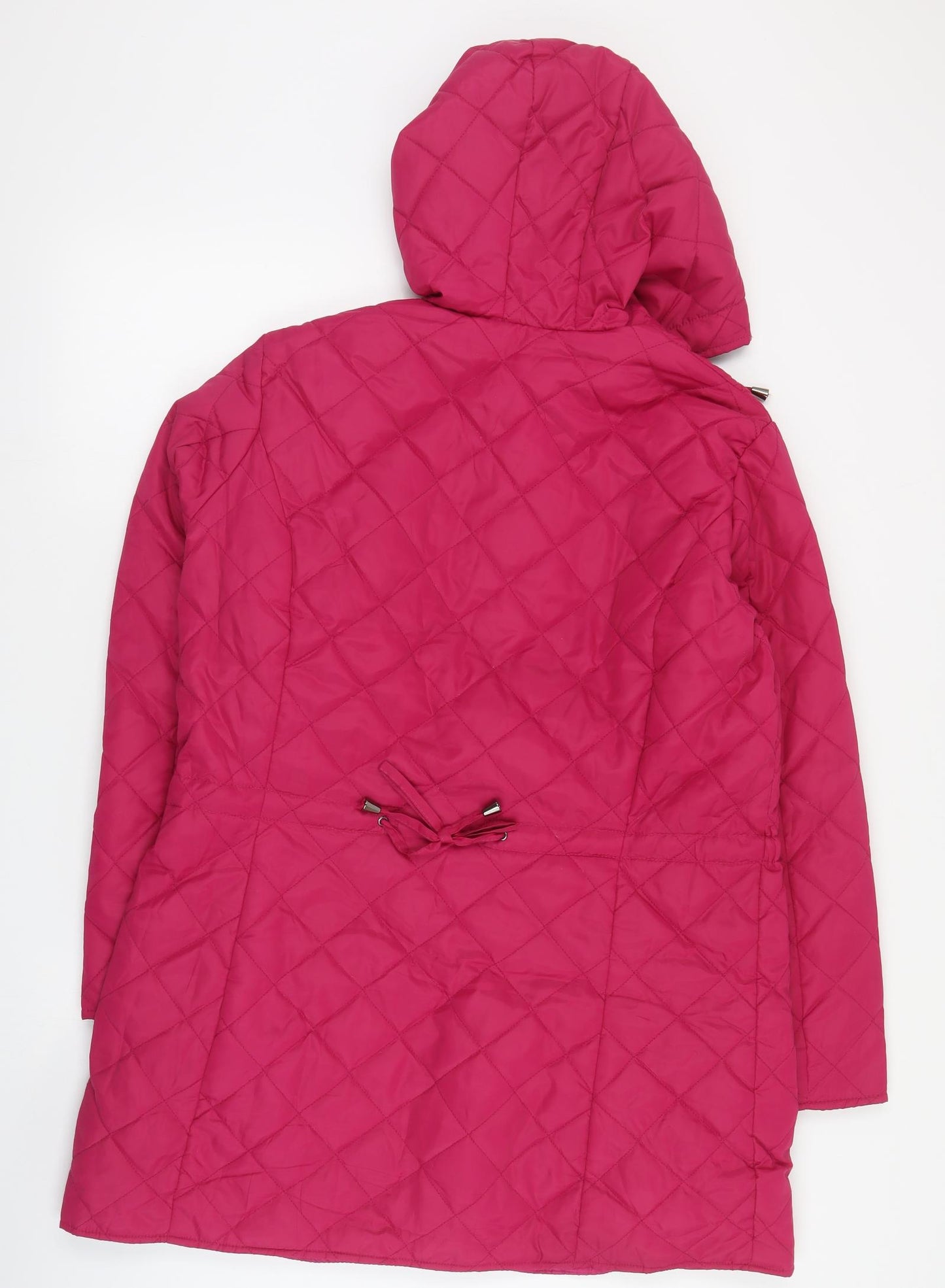 Charmance Womens Pink   Quilted Coat Size 18  Snap