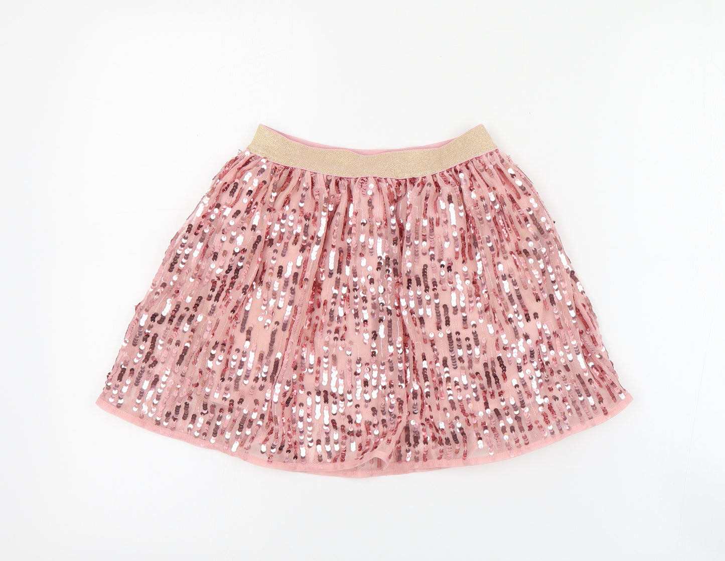 Dunnes Girls Pink  Polyester Tutu Skirt Size 7-8 Years  Regular Pull On