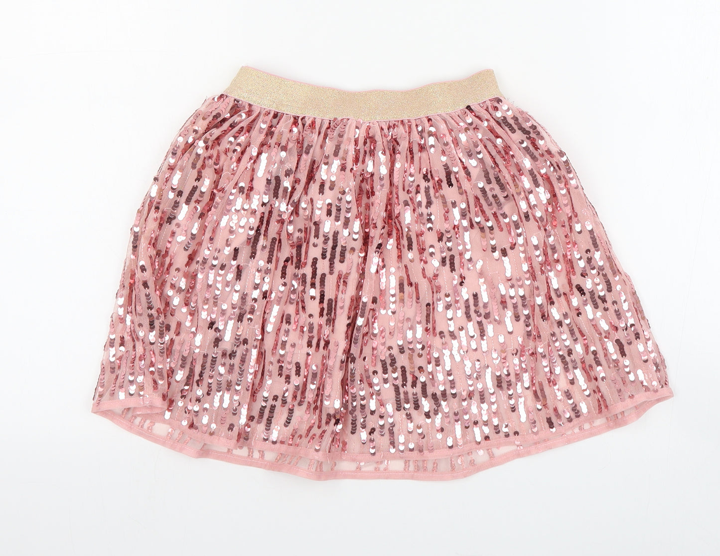 Dunnes Girls Pink  Polyester Tutu Skirt Size 7-8 Years  Regular Pull On