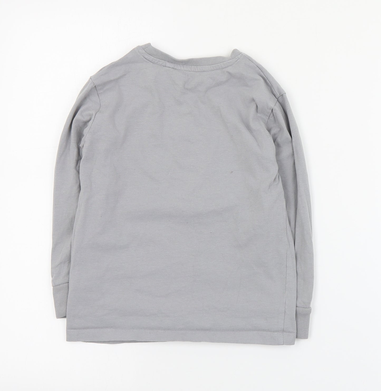 NEXT Boys Grey  Cotton Pullover Sweatshirt Size 6 Years  Pullover