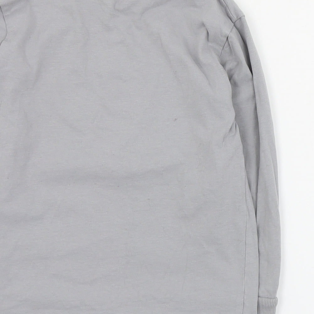 NEXT Boys Grey  Cotton Pullover Sweatshirt Size 6 Years  Pullover