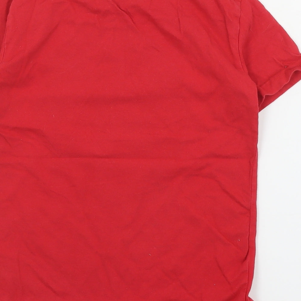 NEXT Boys Red  Cotton Pullover T-Shirt Size 7 Years Crew Neck Pullover - Spiderman