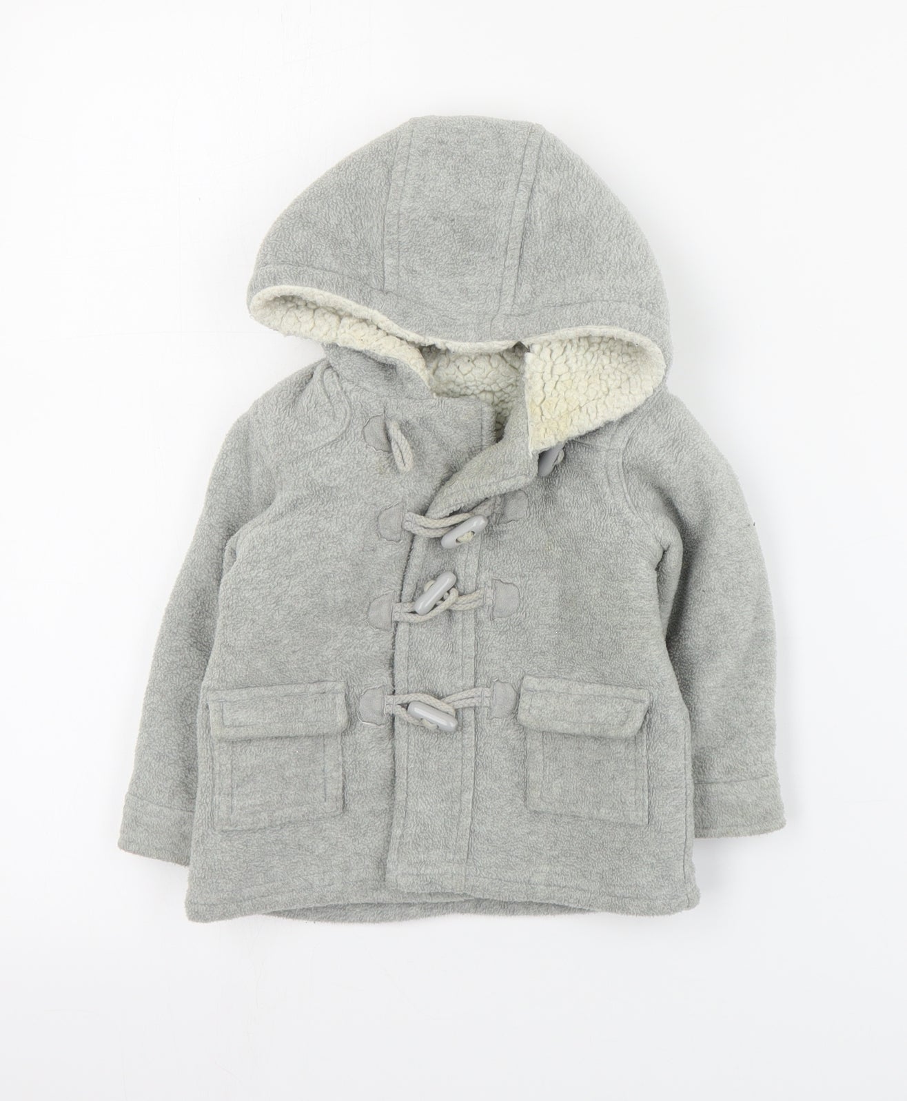 George Baby Grey   Pea Coat Coat Size 9-12 Months   Button