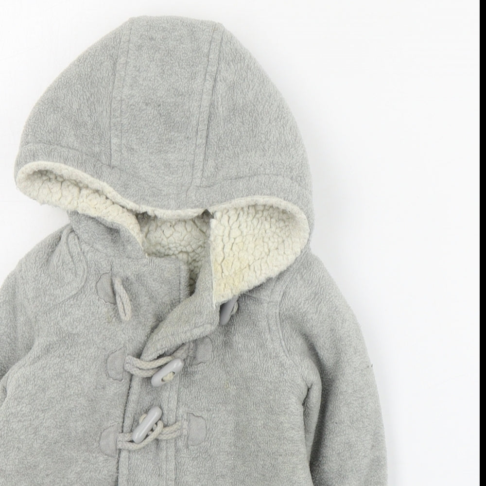 George Baby Grey   Pea Coat Coat Size 9-12 Months   Button