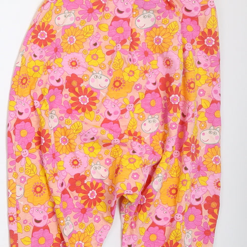 NEXT Girls Pink  Cotton Jumpsuit One-Piece Size 3 Years   - Peppa Pig