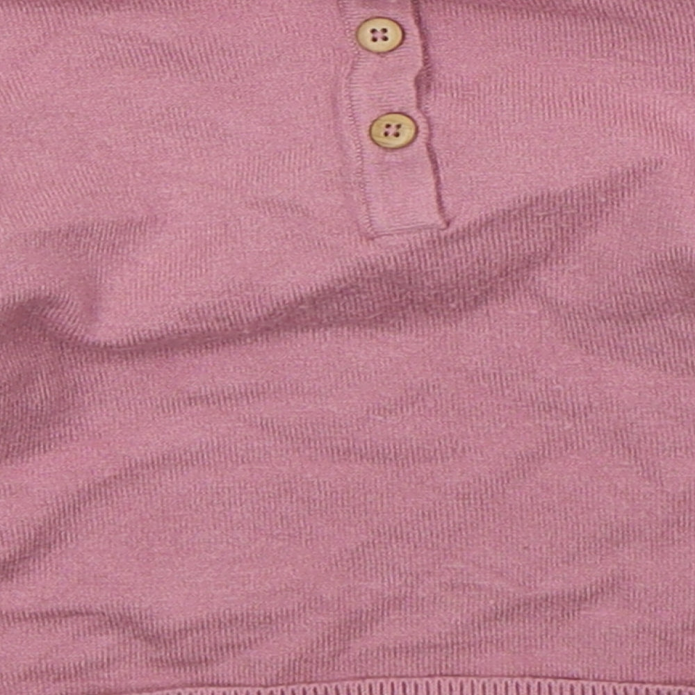 Matalan Girls Pink  Polyester Pullover Jumper Size 3-6 Months  Pullover