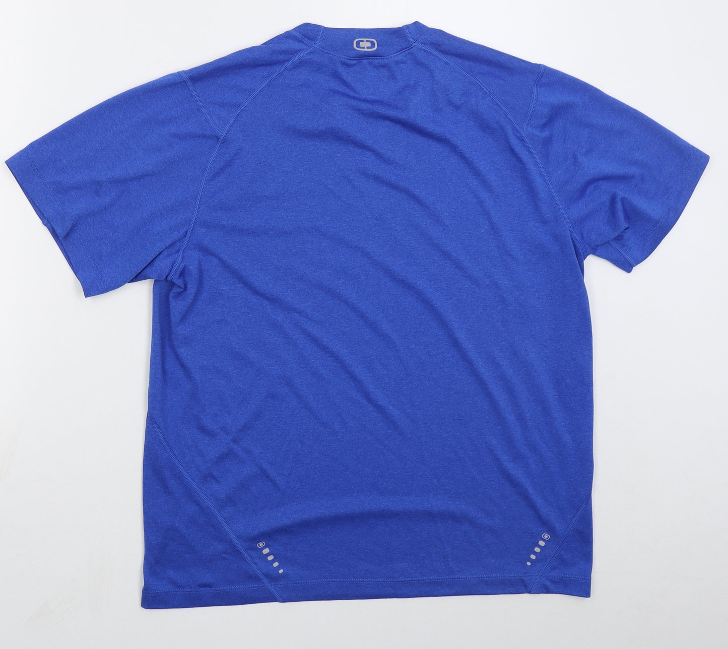 OGIO Mens Blue  Polyester  T-Shirt Size M Crew Neck  - Over Yonda Cay