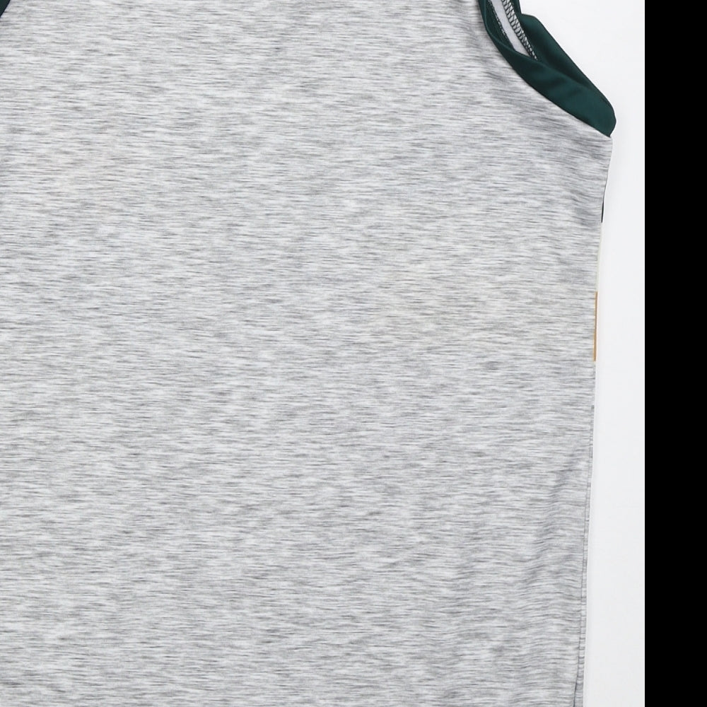 O'Neills Mens Grey  Polyester  T-Shirt Size L Crew Neck  - O'Neills Eire