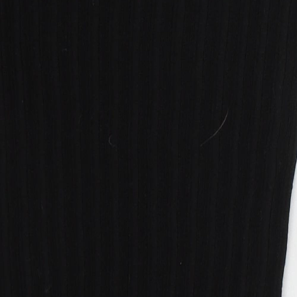 ASOS Womens Black  Polyester Straight & Pencil Skirt Size 10