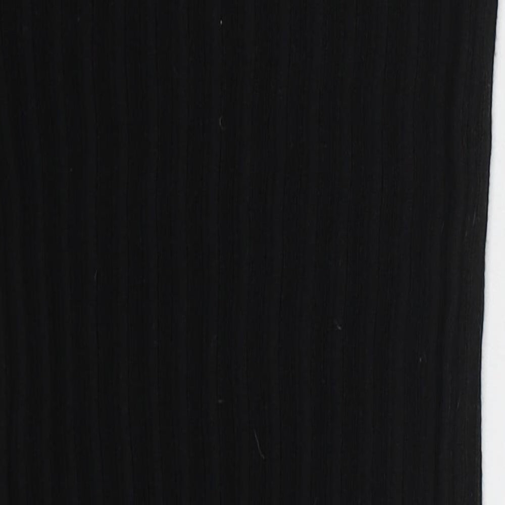 ASOS Womens Black  Polyester Straight & Pencil Skirt Size 10