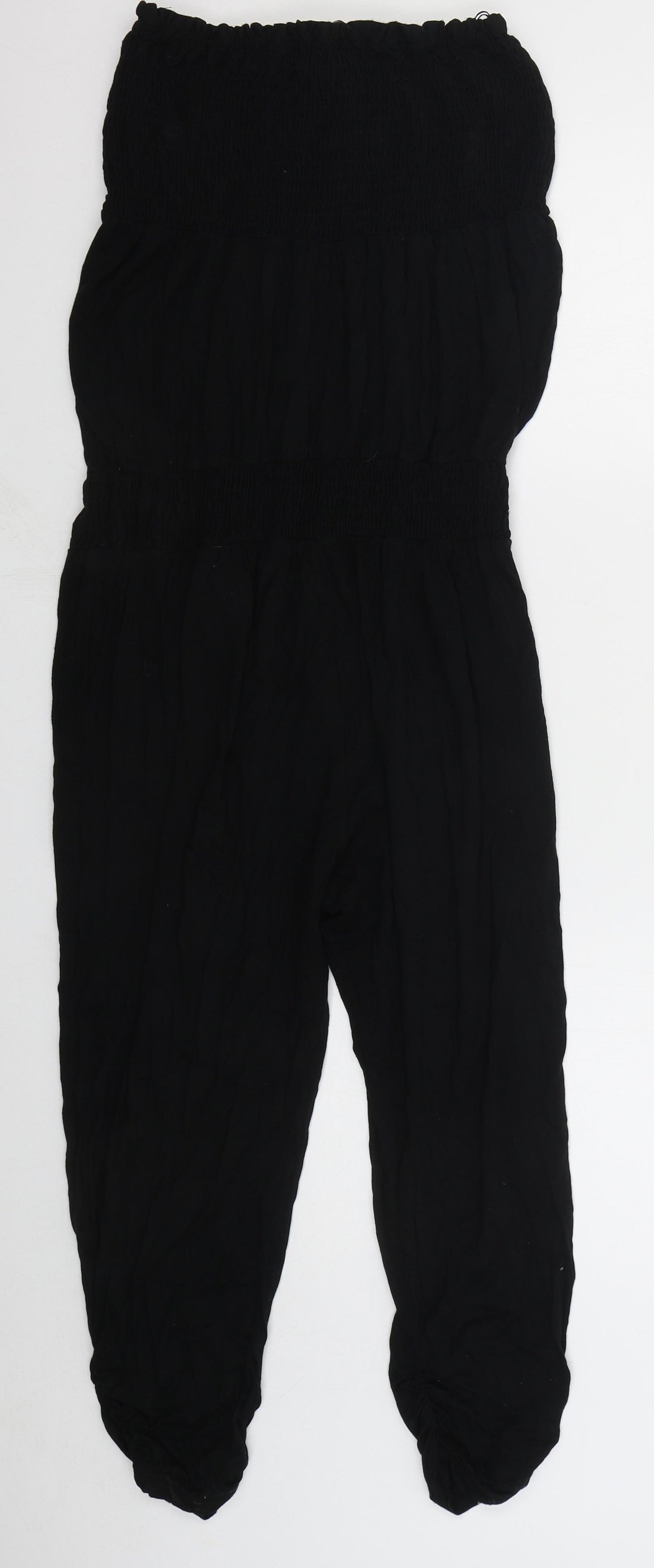 George Womens Black  Viscose Jumpsuit One-Piece Size 12 L25 in Pullover