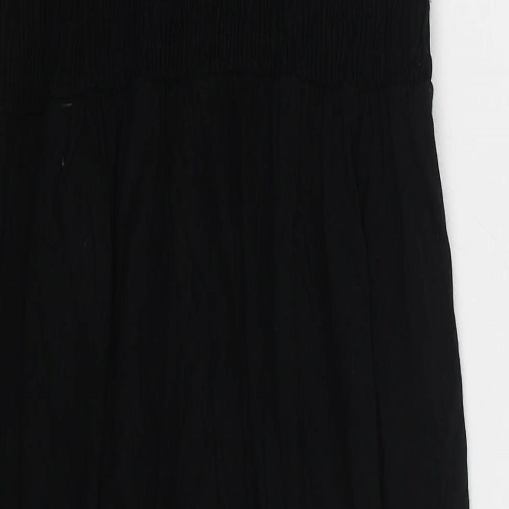 George Womens Black  Viscose Jumpsuit One-Piece Size 12 L25 in Pullover