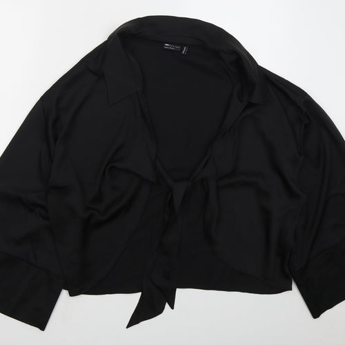 ASOS Womens Black   Jacket  Size 14  Tie