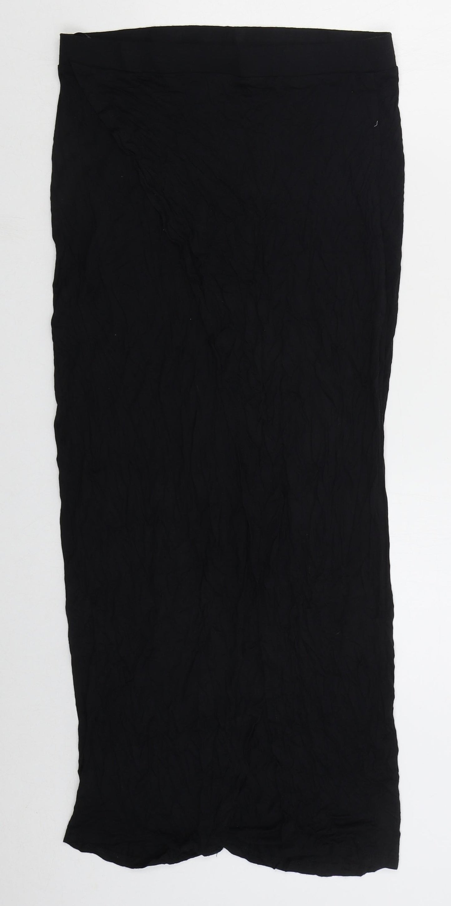 George Womens Black  Viscose Straight & Pencil Skirt Size 12