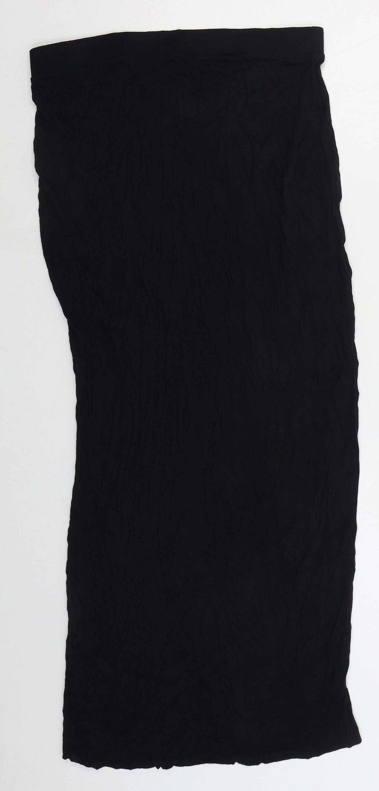 George Womens Black  Viscose Straight & Pencil Skirt Size 12