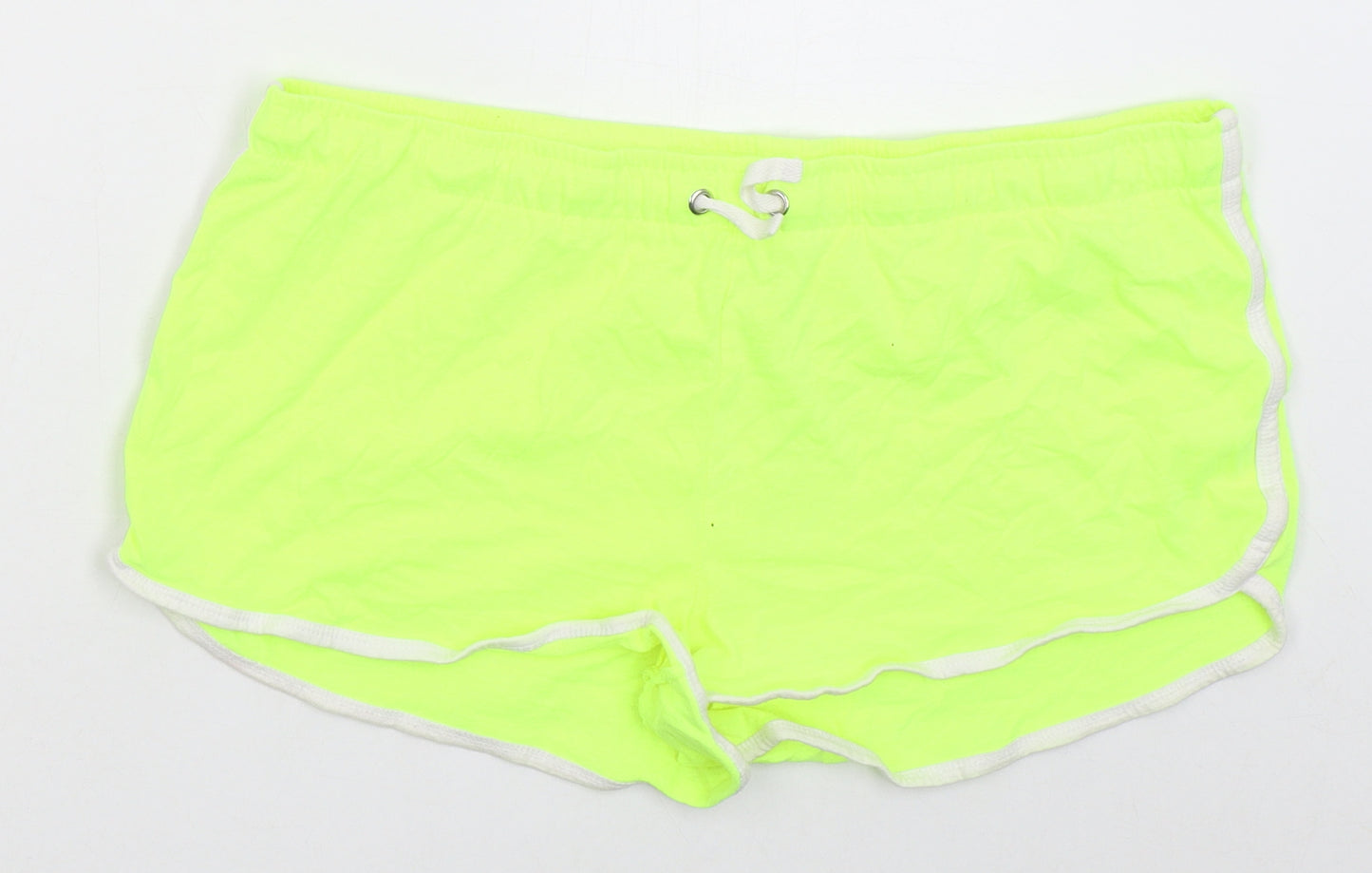 Atmosphere Womens Yellow  Cotton Sweat Shorts Size 18  Regular Drawstring