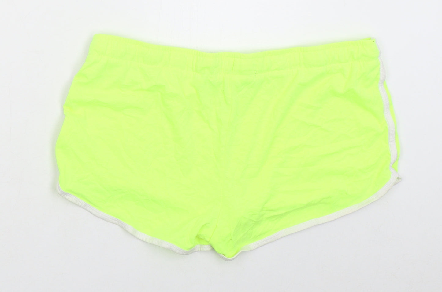 Atmosphere Womens Yellow  Cotton Sweat Shorts Size 18  Regular Drawstring