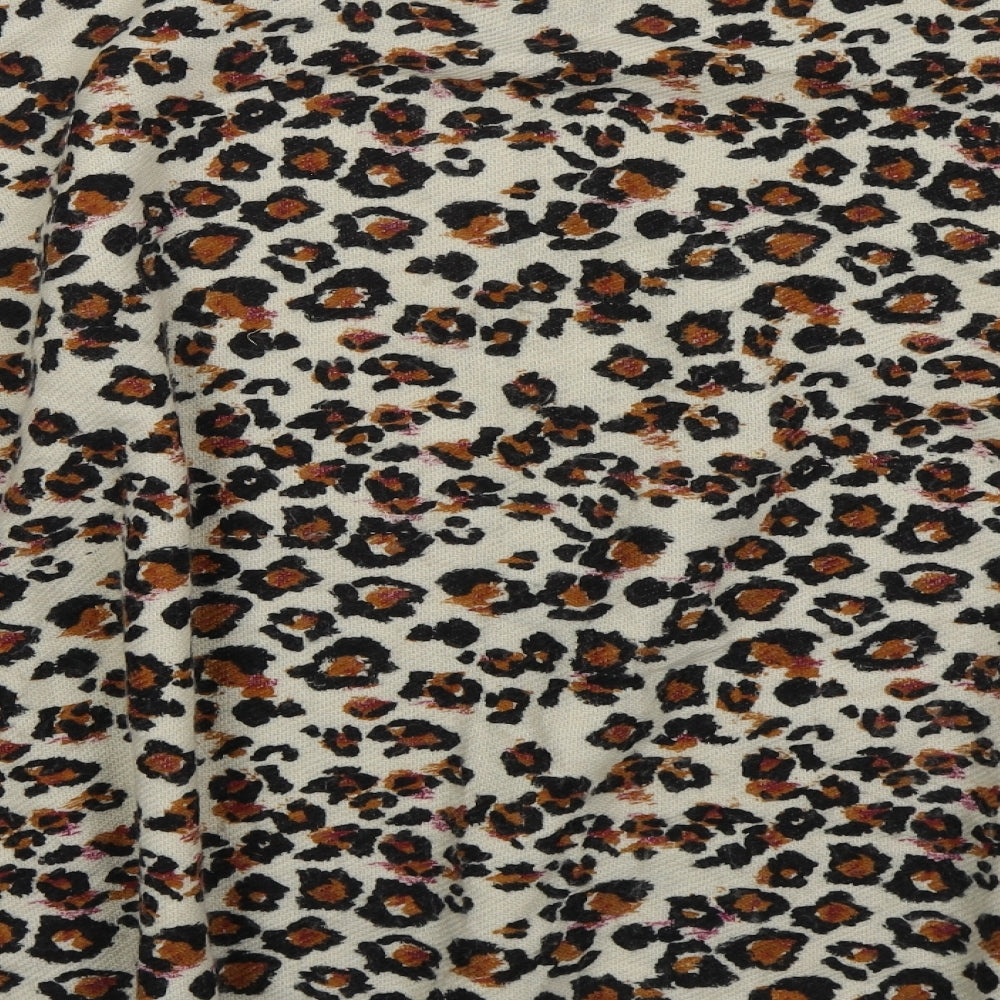 NEXT Womens Beige Animal Print  Jacket Poncho Size L