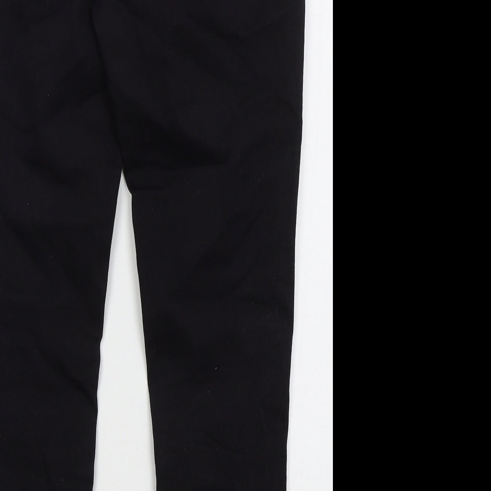 New Look Womens Black  Cotton Skinny Jeans Size 10 L25 in Regular Button
