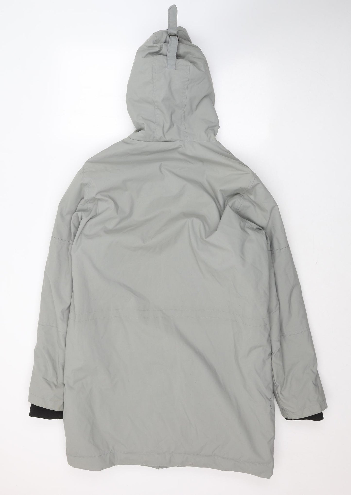 Primark Mens Grey   Trench Coat Coat Size S  Button