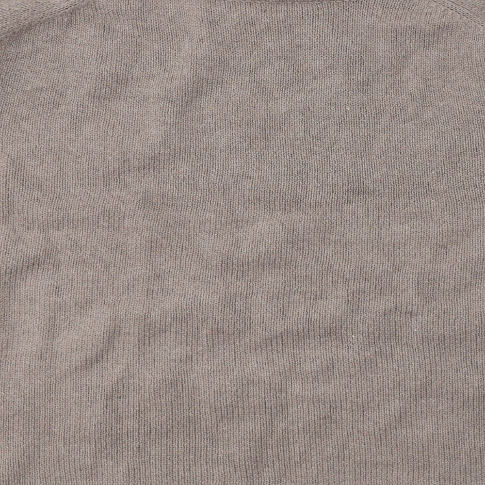 Bonmarché Womens Brown Roll Neck  Polyester Pullover Jumper Size XL
