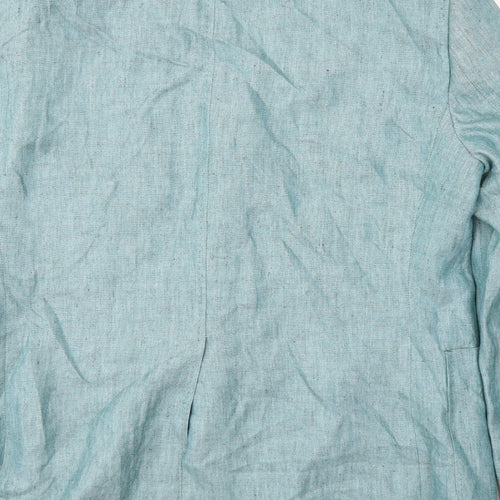 Paul Costelloe Mens Blue  Linen Jacket Suit Jacket Size 38