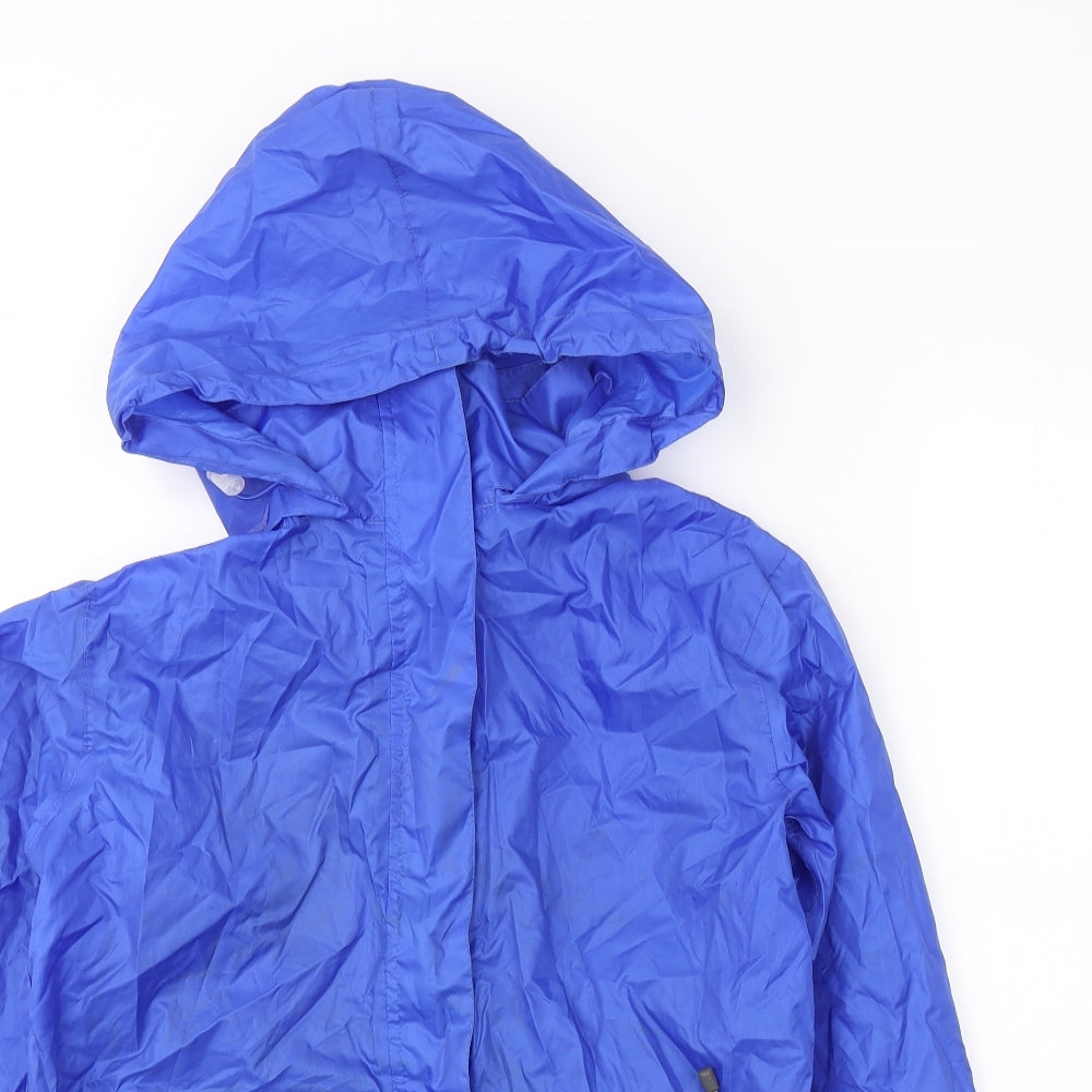 Gelert Womens Blue   Rain Coat Jacket Size 8  Zip