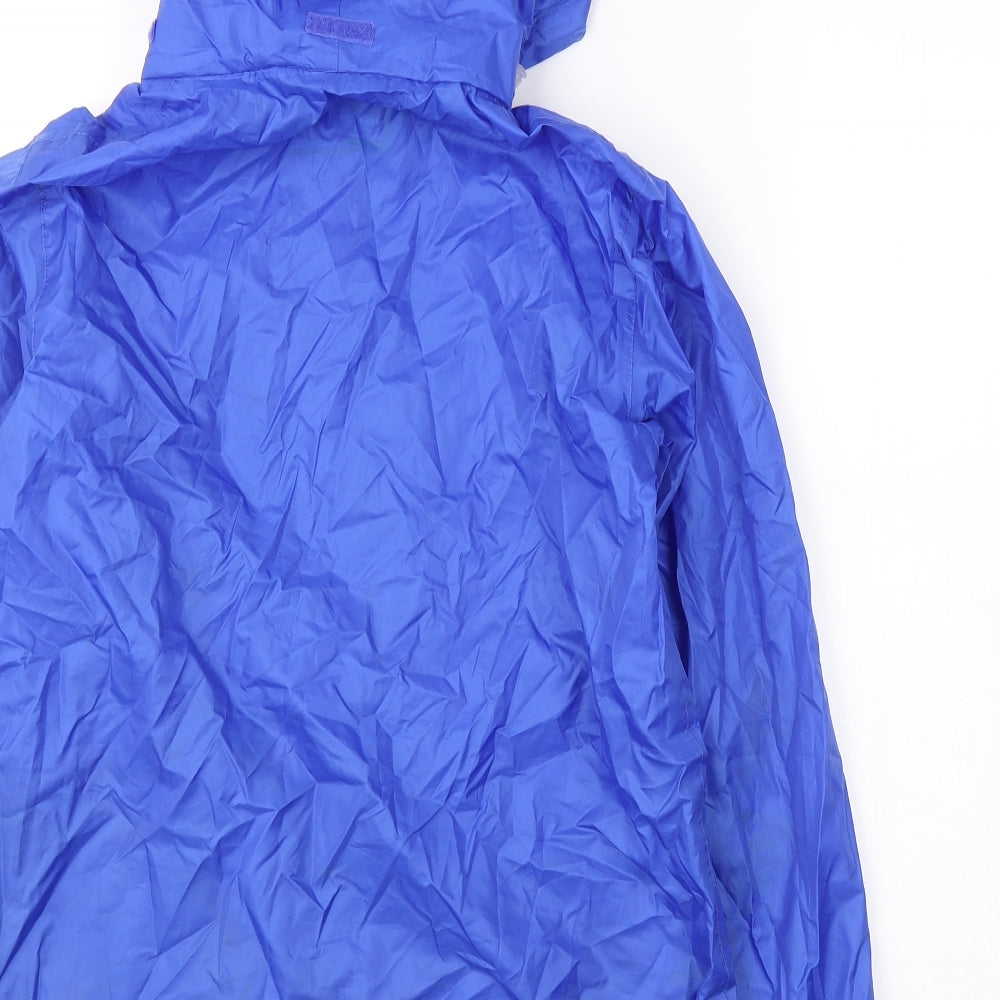 Gelert Womens Blue   Rain Coat Jacket Size 8  Zip