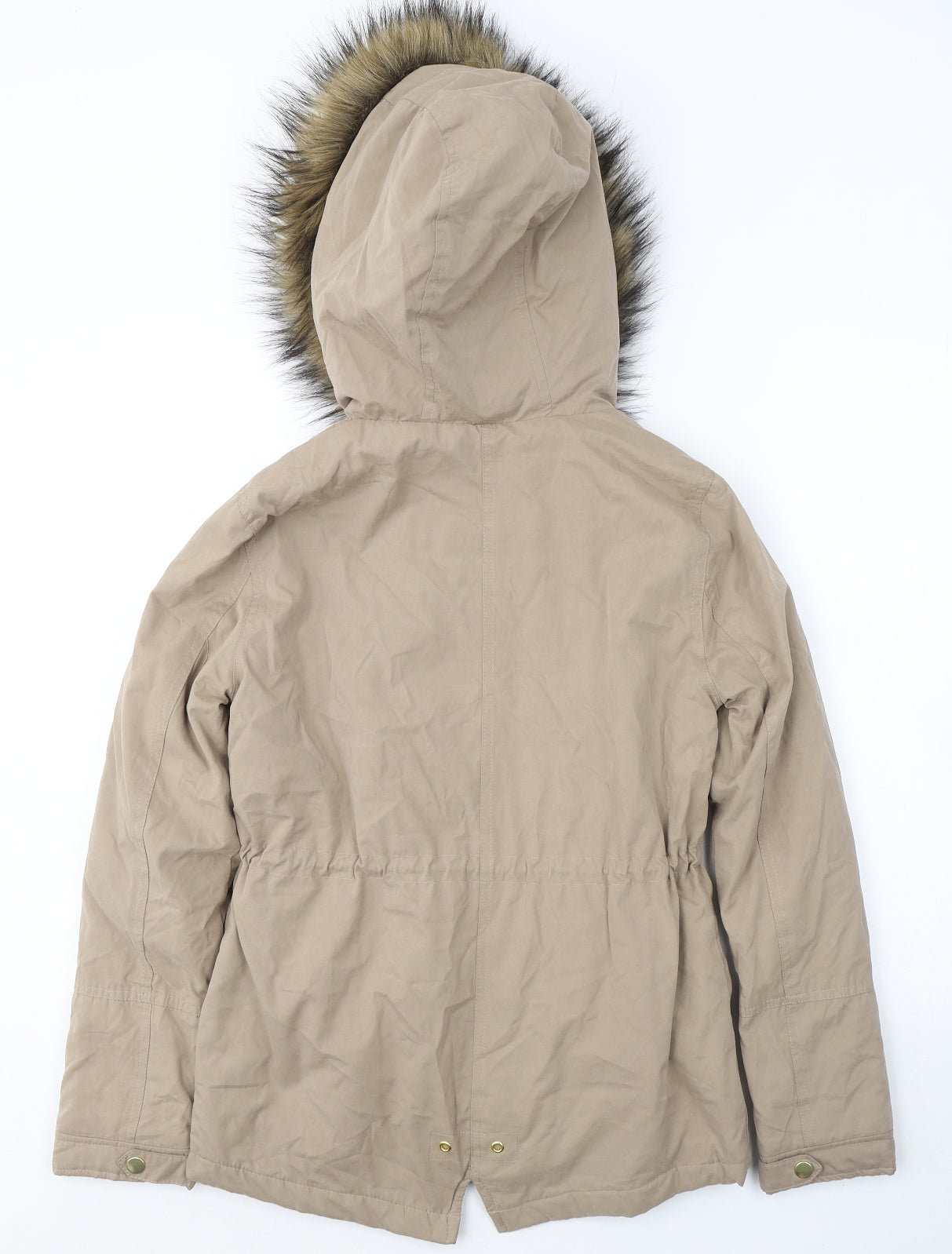 Atmosphere Womens Beige   Parka Coat Size 8  Zip