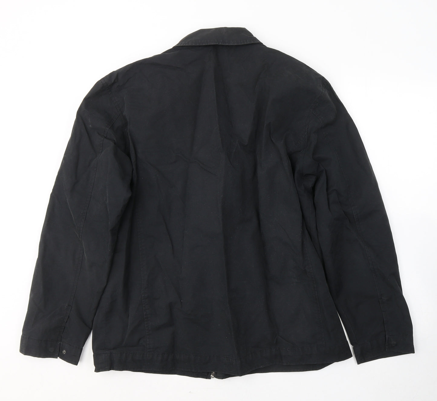 Thomas Nash Mens Black   Jacket  Size L  Zip