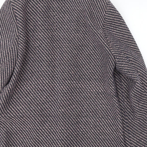 F&F Womens Pink Geometric  Jacket Blazer Size 16