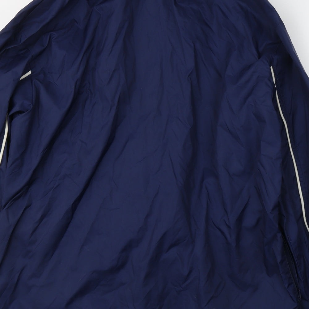 Nike Mens Blue   Rain Coat Coat Size L  Zip