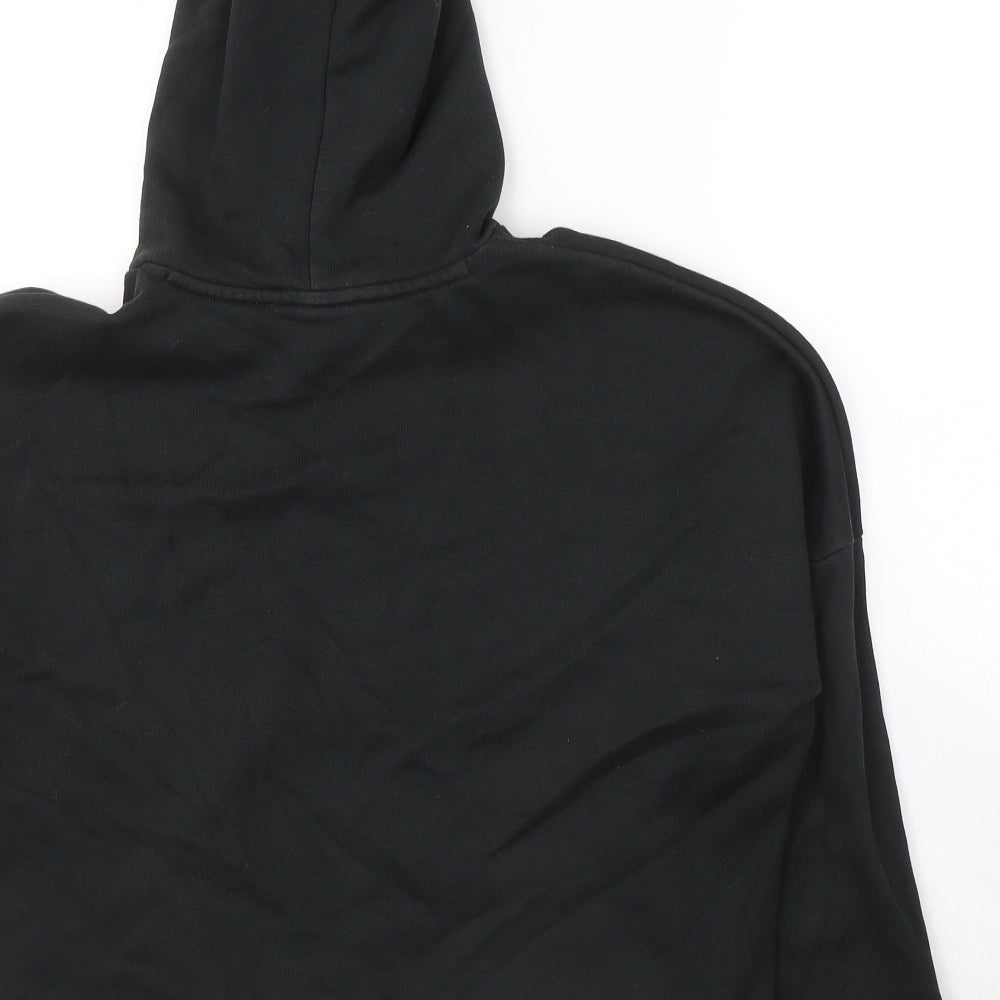 PUMA Womens Black  Cotton Pullover Hoodie Size XL  Pullover