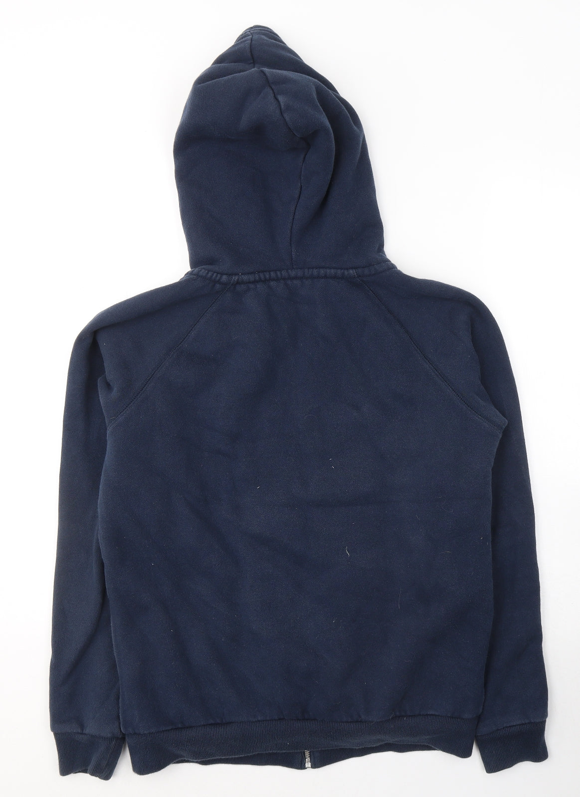 Jack Wills Womens Blue  Cotton Full Zip Hoodie Size 12  Zip