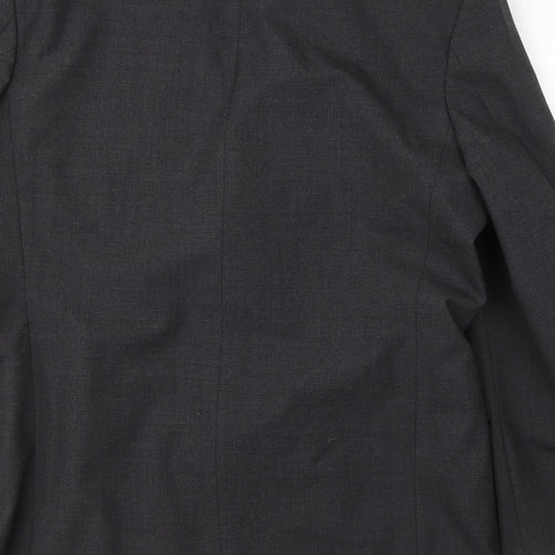 Armando Mens Grey  Wool Jacket Suit Jacket Size 44
