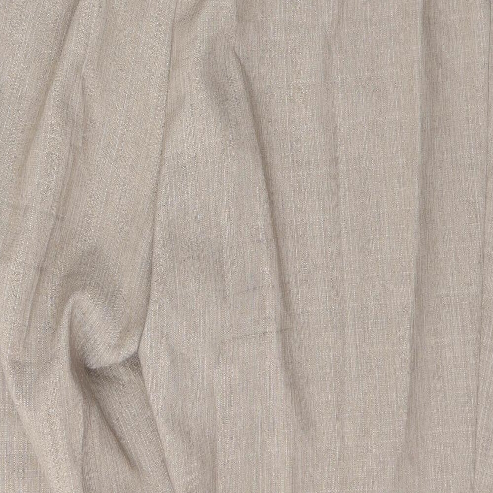 Marks and Spencer Womens Beige  Polyester Cropped Trousers Size 22 L25 in Regular