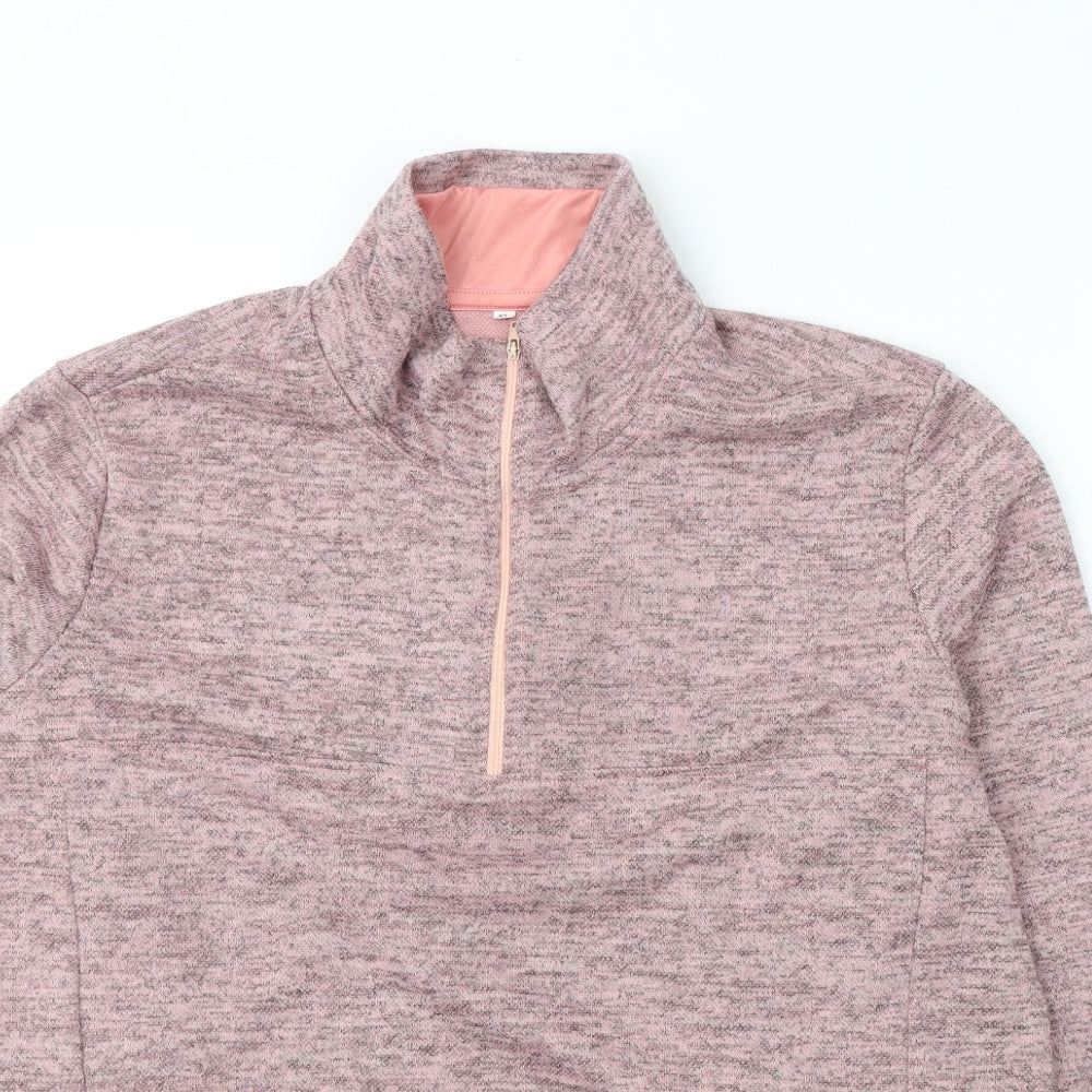 Preworn Womens Pink  Cotton Pullover Sweatshirt Size XL  Pullover